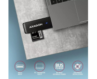 Axagon CRE-S2N, USB-A 3.2 SUPERSPEED 2-slot & lun SD/microSD, UHS-I - 1353403 - zdjęcie 2